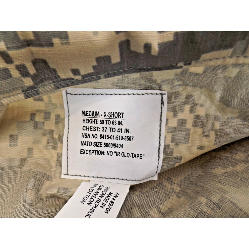 Propper Army Combat Uniform Coat - Ripstop Nylon - *NEW* - size MED - X-short - Picture 12 of 12